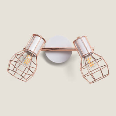 Image of Lada Aluminium Adjustable 2 Spotlight Ceiling Lamp Image of Lada Aluminium Adjustable 2 Spotlight Ceiling Lamp