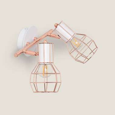 Image of Lada Aluminium Adjustable 2 Spotlight Ceiling Lamp Image of Lada Aluminium Adjustable 2 Spotlight Ceiling Lamp