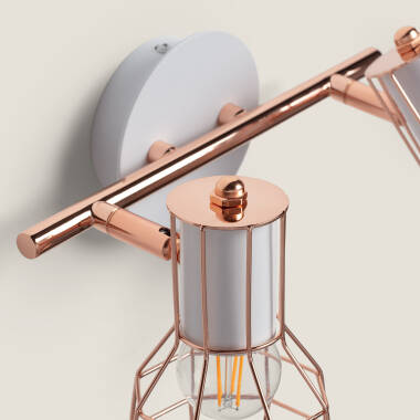 Image of Lada Aluminium Adjustable 2 Spotlight Ceiling Lamp Image of Lada Aluminium Adjustable 2 Spotlight Ceiling Lamp