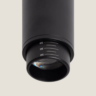 Image of Agata Ceiling Mounted Aluminium Multi-angle 10-50º Spotlight GU10 Bulb Lampholder