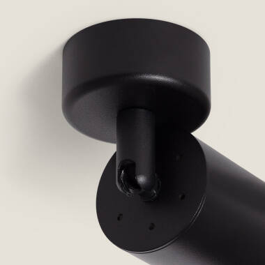 Image of Agata Ceiling Mounted Aluminium Multi-angle 10-50º Spotlight GU10 Bulb Lampholder