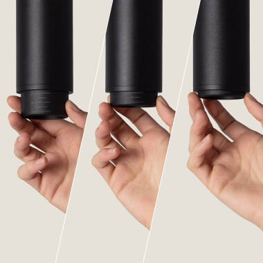 Image of Agata Ceiling Mounted Aluminium Multi-angle 10-50º Spotlight GU10 Bulb Lampholder