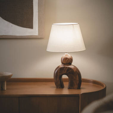 Obrázek Stolní Lampa za Dřeva Hunar II ILUZZIA