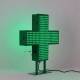 Image de Croix Pharmacie LED Vert Extérieur Double Écran avec Télécommande