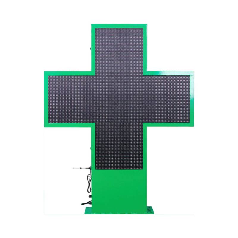 Image de Croix Pharmacie LED Extérieur Double Écran RGB P16/P10 Programmable