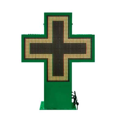 Kruis Apotheek LED Outdoor  dubbel scherm RGB P16/P10 programmeerbaar