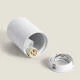 Image de Plafonnier Aluminium Quartz Blanc