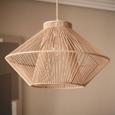 Lampada Sospensione Corda Naturale Hana