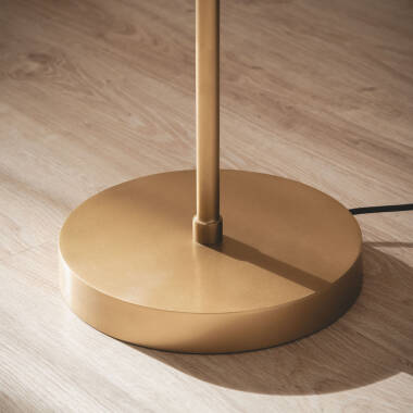 Image of Routi Metal & Glass Floor Lamp ILUZZIA 