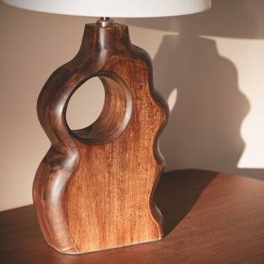Afbeelding van Tafellamp Hout  Hunar V ILUZZIA