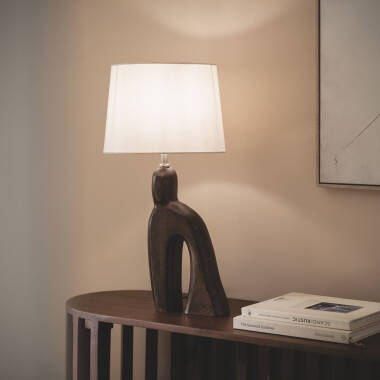 Afbeelding van Tafellamp Hout Hunar III ILUZZIA