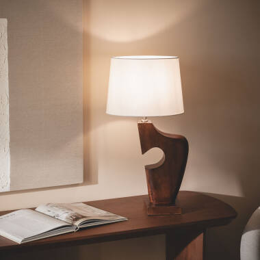 Afbeelding van Tafellamp Hout Hunar IV ILUZZIA
