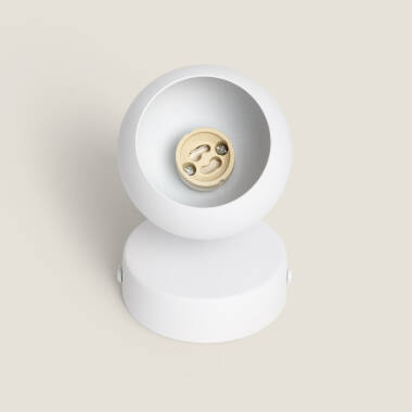 Image of Ates Aluminium Adjustable 1 Spot Wall Lamp Black