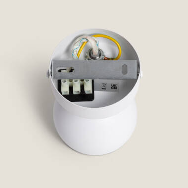 Image of Ates Aluminium Adjustable 1 Spot Wall Lamp Black