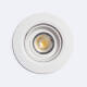 Immagine di Downlight LED 38W Circolare Orientabile Chip OSRAM CCT Selezionabile 120 lm/W LIFUD Foro Ø 170 mm