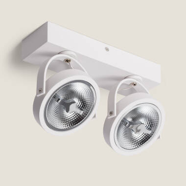 LED-Strahler 30W CREE Oberfläche Schwenkbar AR111 Dimmbar Weiss