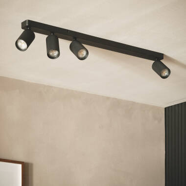 Plafonnier Aluminium Breixo 4 Spots