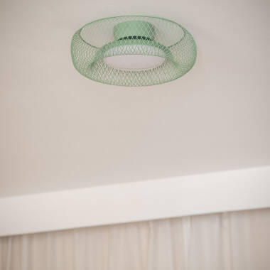 Plafoniera LED 18W Metallo CCT Selezionabile Zeiryn