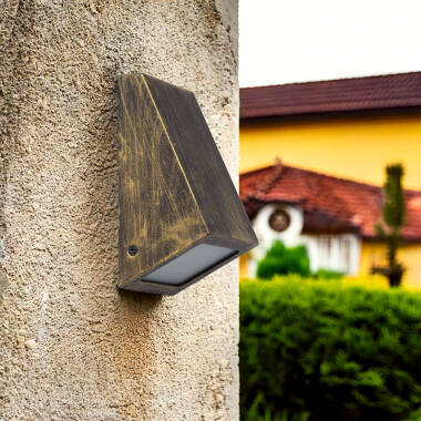 Venkovní Nástěnné Svítidlo z Kovu a Skla Ruzafa