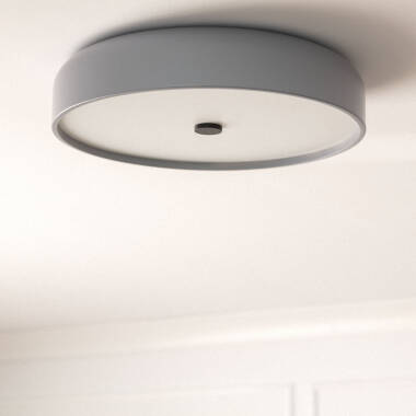 Plafoniera LED 30W Metallo Ø450 mm CCT Selezionabile Eyelight