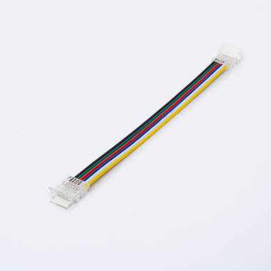 Connector LED-strip 24V RGBWW SMD Breedte 10 mm IP20 Dubbel met kabel