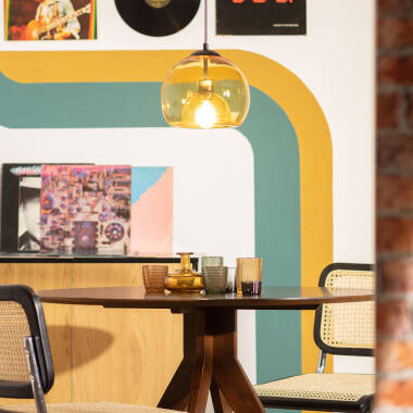 Bild von Pendelleuchte Glas Vaca