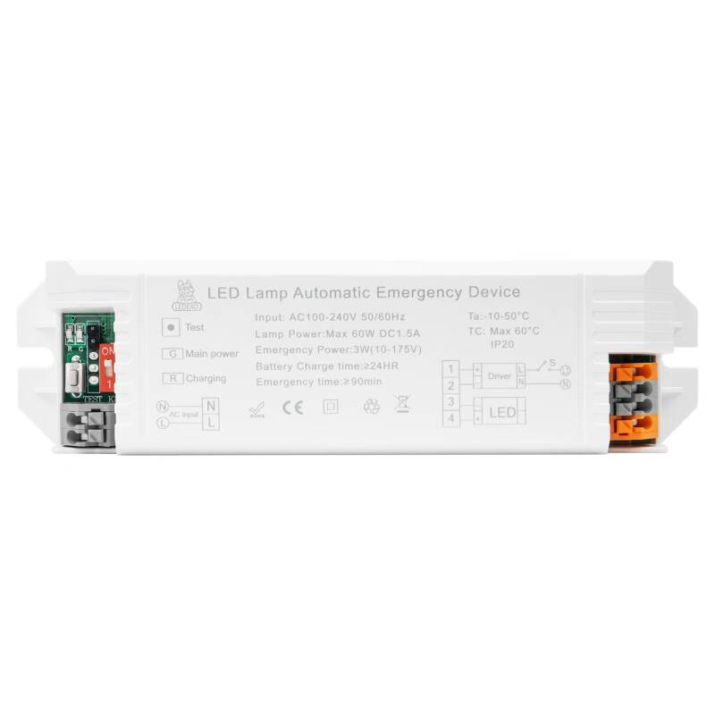 Afbeelding van Noodstroom Driver 4.5W voor LED-armaturen tot 20W