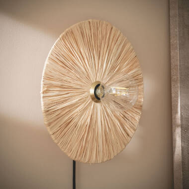 Wandlamp Rafia Kanga