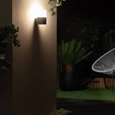 Afbeelding van Wandlamp Outdoor Aluminium Domus Zwart