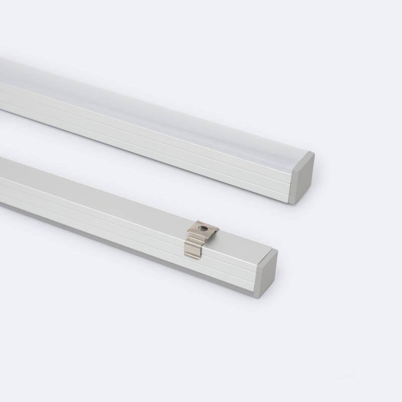 Image of Surface Mounted 12x12 Aluminium Profile for LED Strip up to 8mm