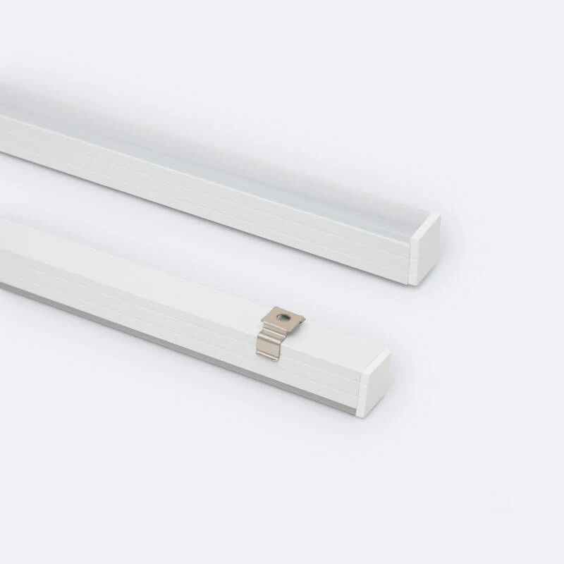 Afbeelding van Aluminium opbouwprofiel 2m voor LED-strip tot 8 mm