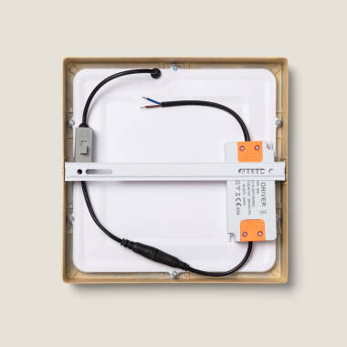 Afbeelding van Plafondlamp LED 18W Vierkant Aluminium 210x210mm Slim CCT Selecteerbaar Galán SwitchDimm