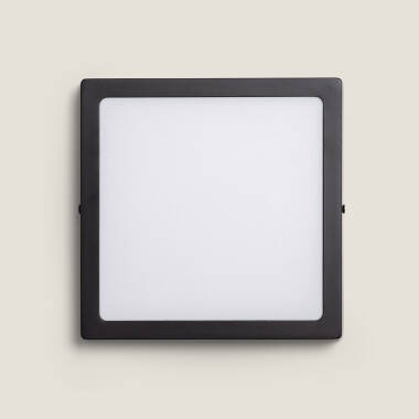 Bild von LED-Deckenleuchte 18W Eckig Aluminium 210x210mm Slim CCT Wählbar Galán SwitchDimm