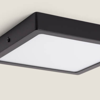 Bild von LED-Deckenleuchte 18W Eckig Aluminium 210x210mm Slim CCT Wählbar Galán SwitchDimm