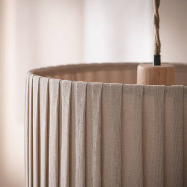 Image of Petrina Fabric Pendant Lamp