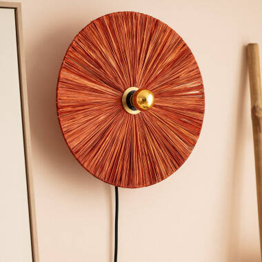 Wandlamp Rafia Kanga