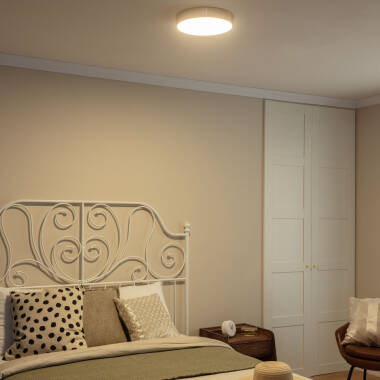 Afbeelding van Plafondlamp LED 18W Rond Metaal Ø300 mm CCT Selecteerbaar Haydn