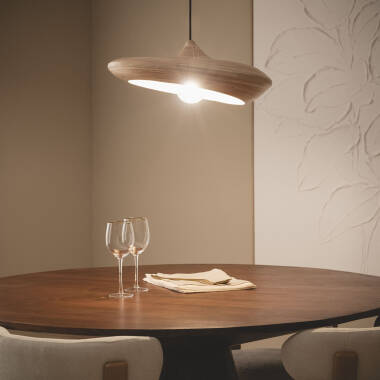 Afbeelding van Hanglamp van Bamboe Shuka Kero Big