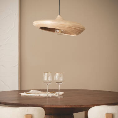 Afbeelding van Hanglamp van Bamboe Shuka Kero Big