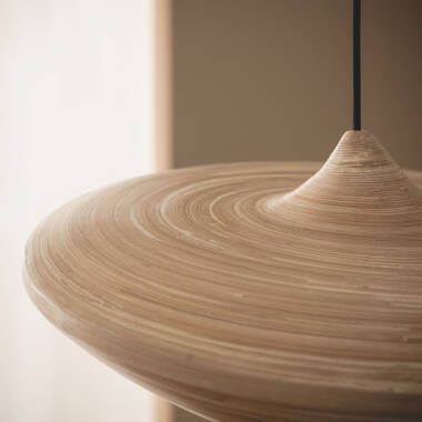 Afbeelding van Hanglamp van Bamboe Shuka Kero Big