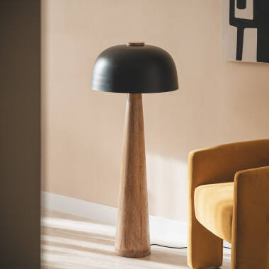 Afbeelding van Staande lamp van Hout Nagama