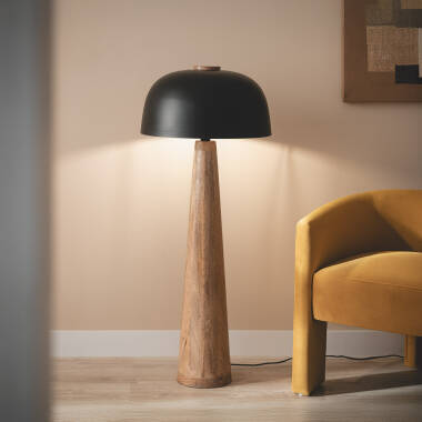 Afbeelding van Staande lamp van Hout Nagama