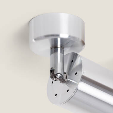 Bild von Strahler-Lampenfassung Aluminium für GU10 Glühbirnen Quartz