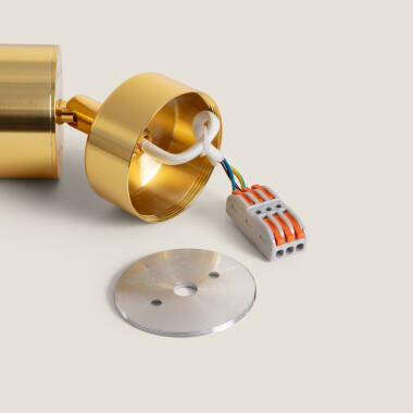 Bild von Strahler-Lampenfassung Aluminium für GU10 Glühbirnen Quartz