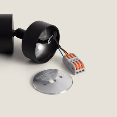 Immagine di Faretto Portalampada Alluminio per Lampadine GU10 Quarzo