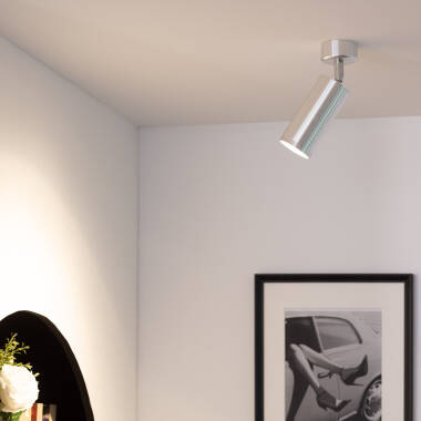 Strahler-Lampenfassung Aluminium für GU10 Glühbirnen Quartz