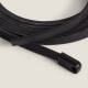 Image de Câble Électrique Plat pour Guirlandes sur Mesure Noir 