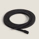 Image de Câble Électrique Plat pour Guirlandes sur Mesure Noir 