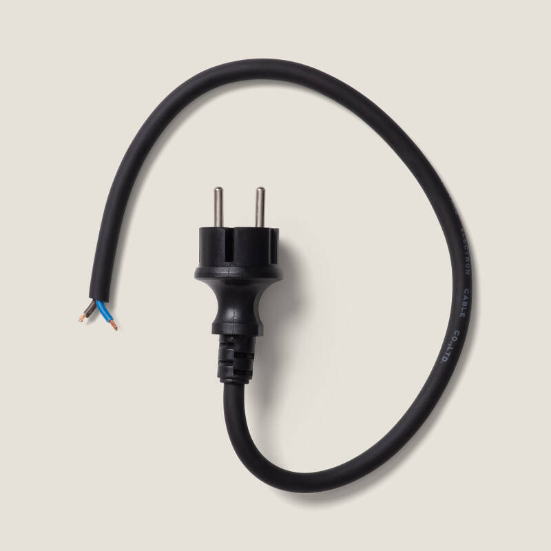 Image de Connecteur d'Alimentation pour Câble Plat Noir de Guirlandes 