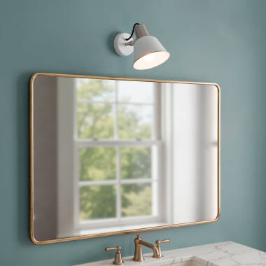 Image of Birzay Metal Wall Lamp for Bathrooms 